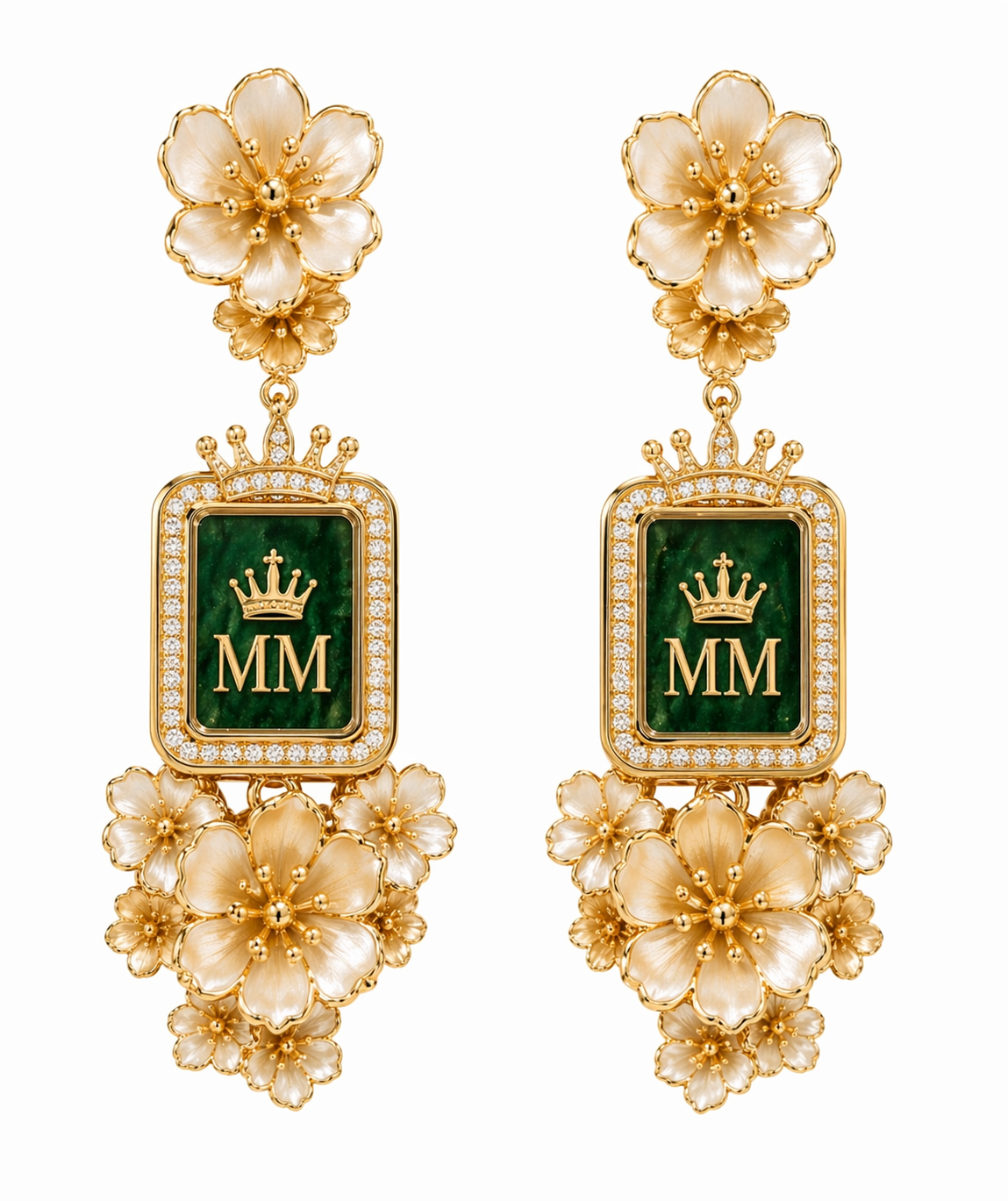 MANSSA MOUSSO x JARDIN D’EDEN ( boucles d’oreilles)