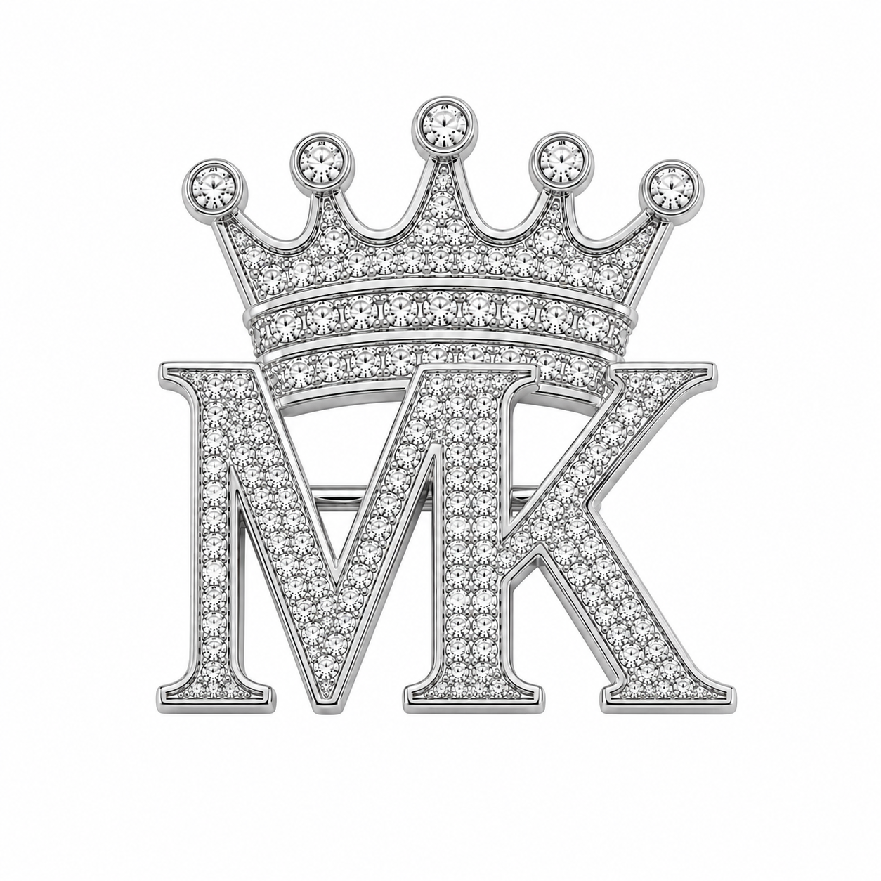 MANSSA KAI x Broche Impériale MK – White Gold Edition